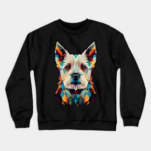 Low Poly Dog Crewneck Sweatshirt